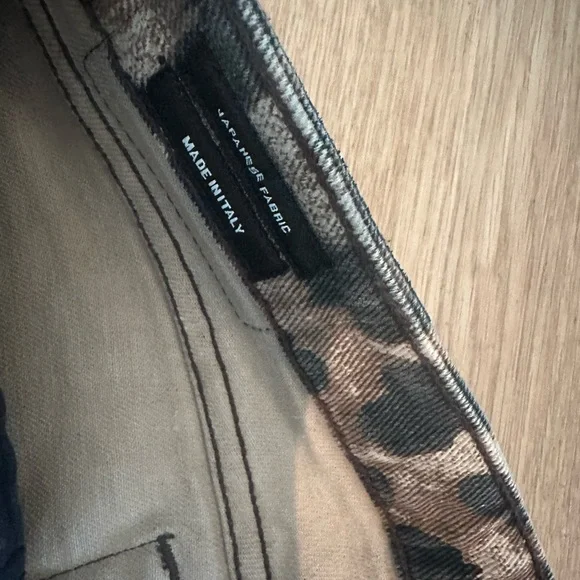 Leopard Print Women's R13 Edgy Rustic Jeans - Picture 8 of 10